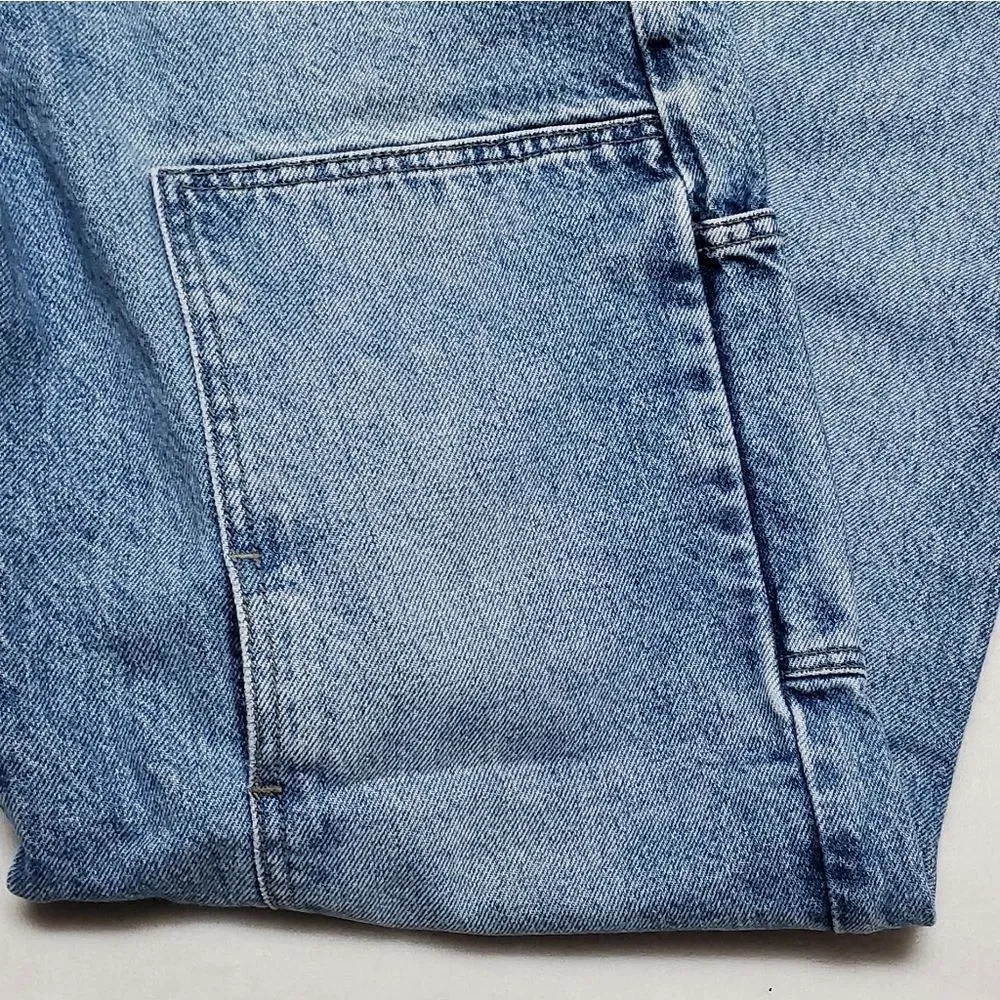 RARE Vintage 1990s AE Dungarees Distressed Button-Fly Baggy Cargo Jeans